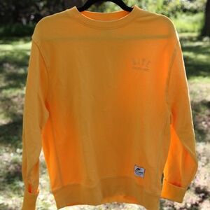 Nike Athletic Department Yellow Crewneck Sweatshirt (Size Small)